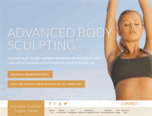 Tablet Screenshot of innovativecosmeticsurgery.com